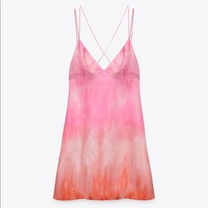 Zara Tie Dye Mini Dress